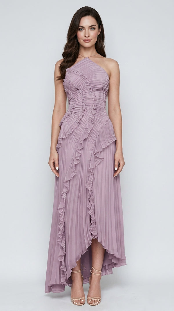 fitted lace wedding dress ELARIA MAXI DRESS